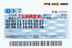 第246回 5等6本・6等4本当選!