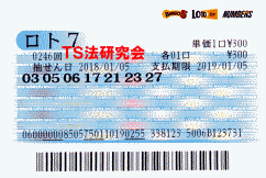 第246回 5等6本・6等4本当選!