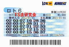 ロト６第637回では４等１２本・５等７７本当選！