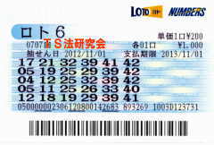 ロト6第707回では4等2本・5等15本当選!