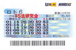 第546回 ロト6 抽選日 2011年4月14日