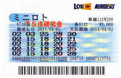 第710回 ミニロト10 抽選日 2013年04月02日